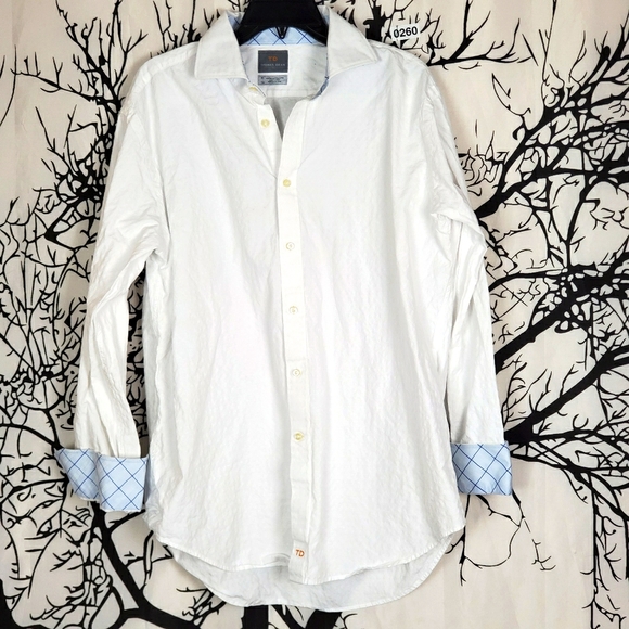 Thomas Dean Other - THOMAS DEAN White Button Up Long Sleeve Shirt